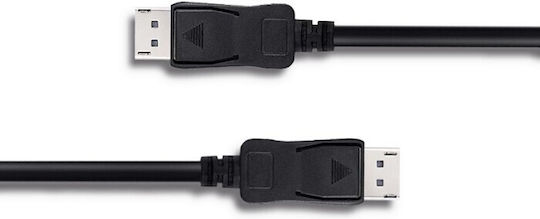 Qoltec Kabel DisplayPort-Stecker - DisplayPort-Stecker 3m Schwarz (50454)
