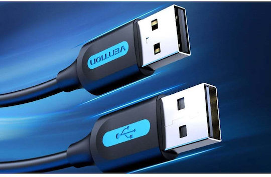 Vention USB 2.0 Cablu USB-A - USB-A Negru 0.5m COJBD