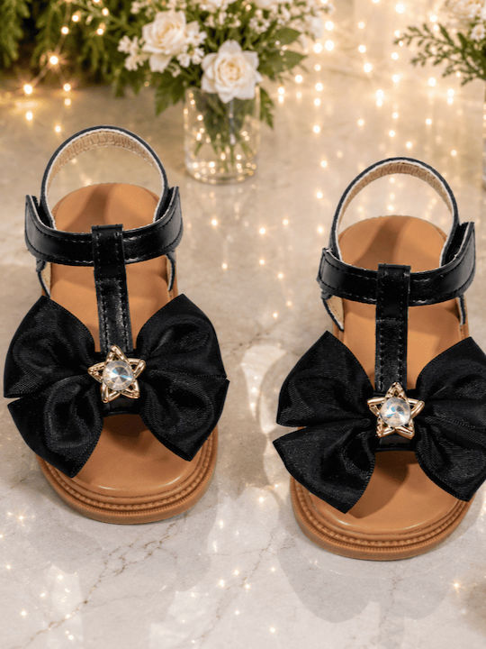 Kids' Black Sandals