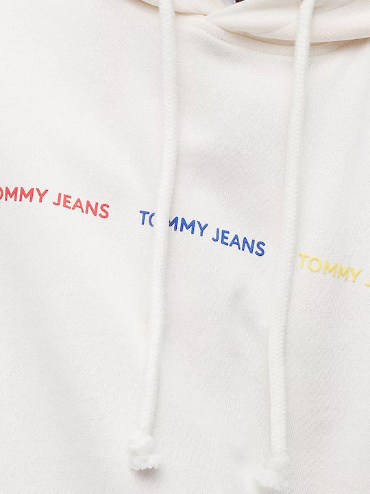 Sweatshirt with Hood Ecru