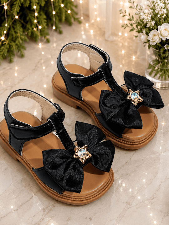 Kids' Black Sandals