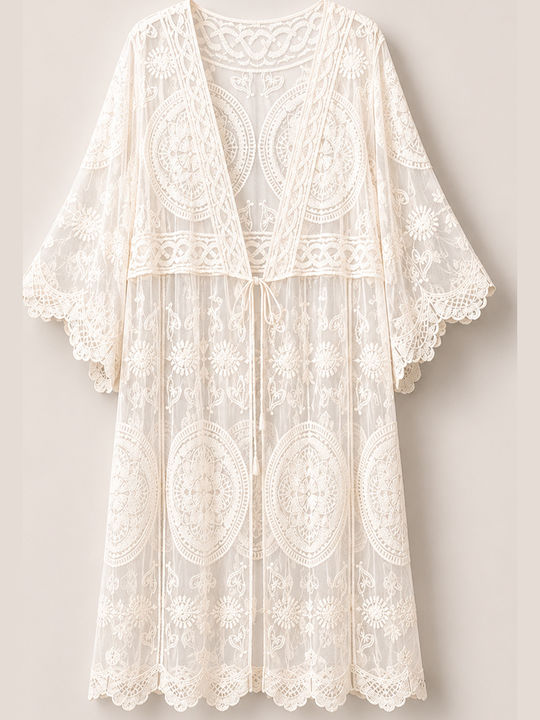 Damen Kimono Cream