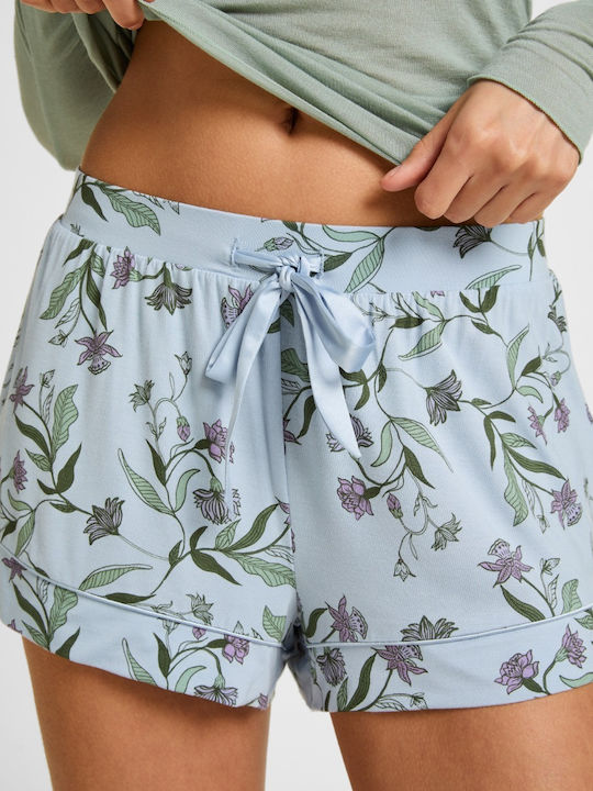 Hunkemöller Summer Women's Pyjama Shorts Blue Jersey