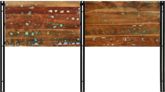 vidaXL Hölzernes Kopfstütze für Betten Braun 180x100cm