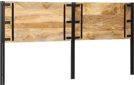 vidaXL Wooden Bed Headboard Brown 200x100cm