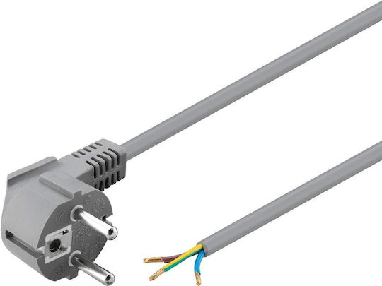Goobay Захранващ кабел със сечение 3x0.75mm² в Сив Цвят