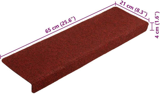 vidaXL Πατάκια Σκάλας 3365719 20τμχ