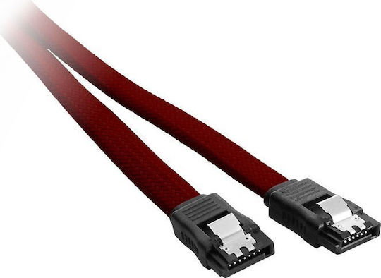 Cablemod 7-Pin SATA III - 7-Pin SATA III Cable 30cm Κόκκινο (CM-CAB-SATA-N30KBR-R)