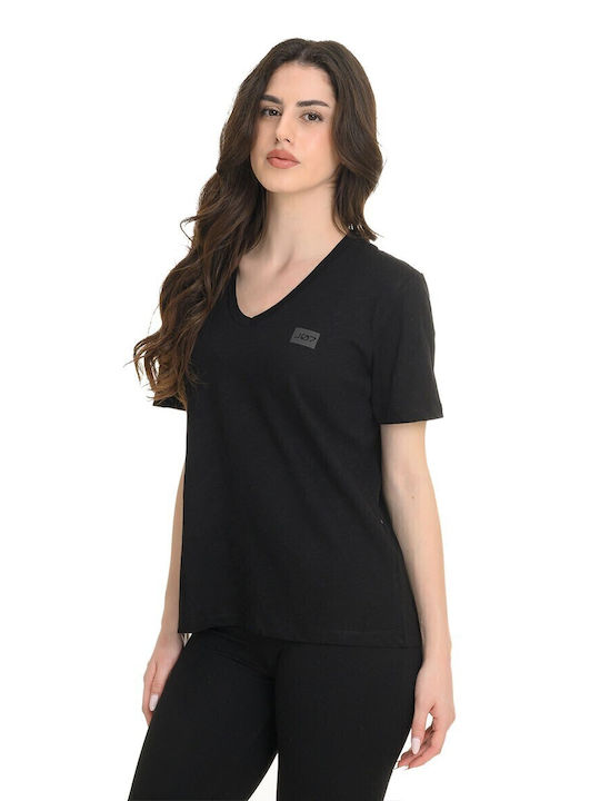Damen T-Shirt Schwarz
