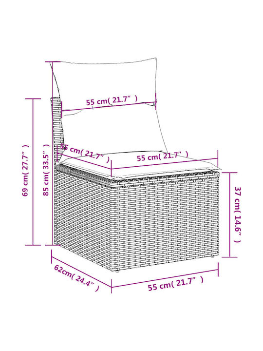 Corner Outdoor Sofa Rattan