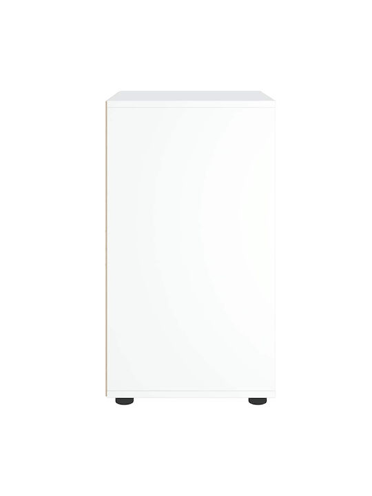 Bedroom Chest of Drawers Wooden White 60x40x73 cm