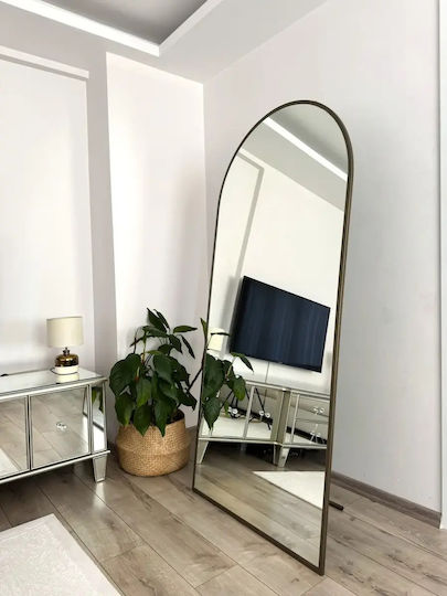 SteweHome Oval Braune Boden- oder Standspiegel 180x80cm SteweHome Oval Braune Boden- oder Standspiegel 180x80cm