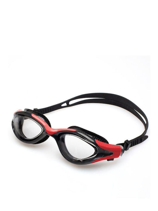 Aquaspeed Adults Swimming Goggles with Anti-Glare Lenses Red
