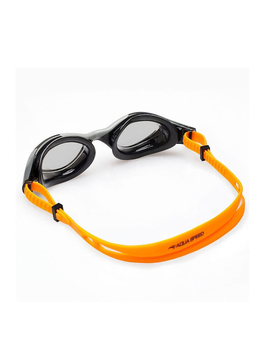 Aquaspeed Adults Swimming Goggles with Anti-Glare Lenses Yellow
