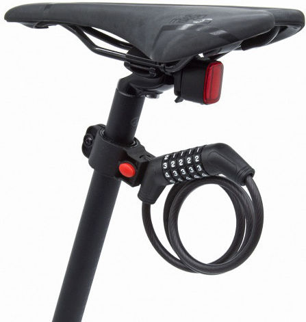 Fahrradschloss Author Spiral Asl-44 Schwarz