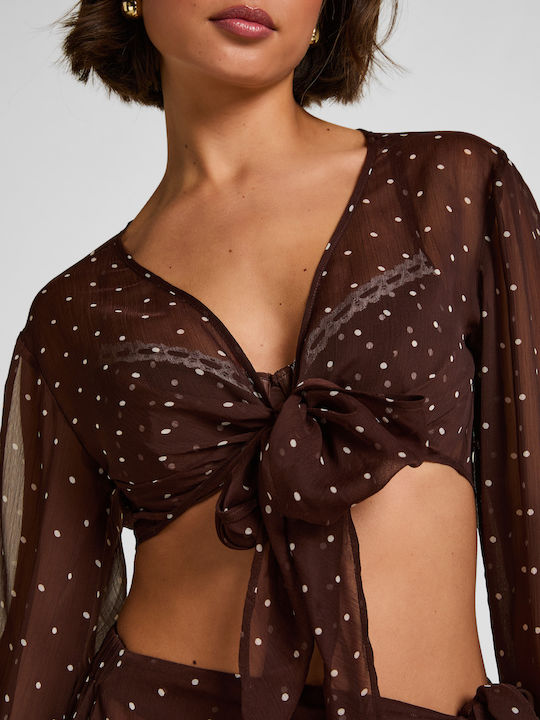 Hunkemöller Γυναικείο Τοπ Παραλίας Καφέ