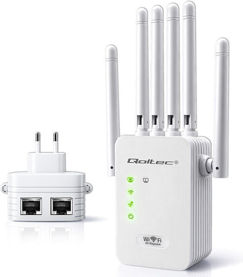 Qoltec 57067 Access Point Wi‑Fi 4 Single Band (2.4GHz) Single Kit