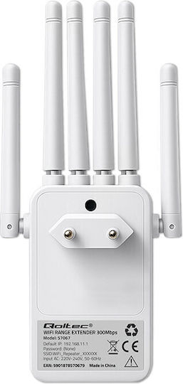Qoltec 57067 Access Point Wi‑Fi 4 Single Band (2.4GHz) Single Kit
