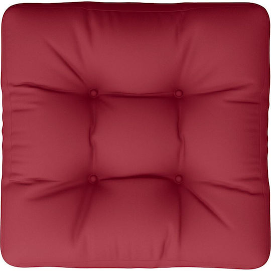 vidaXL Pernă De Bancă Pentru Perne Pentru Scaune De Grădină Roșu Vin 58x58cm