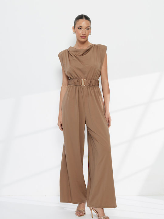 Women's Brown Jumpsuit