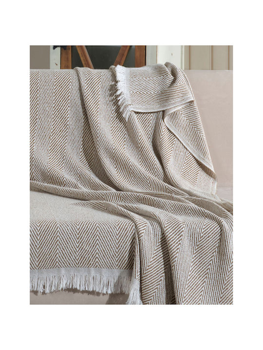 SteweHome Armchair Throw 150x200cm Grey
