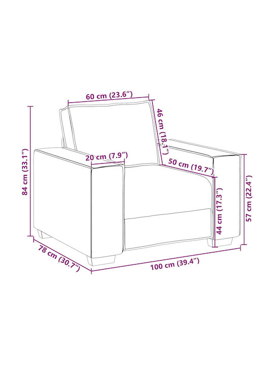 vidaXL Wohnzimmermöbel-Set 3-Sitzer & 2-Sitzer