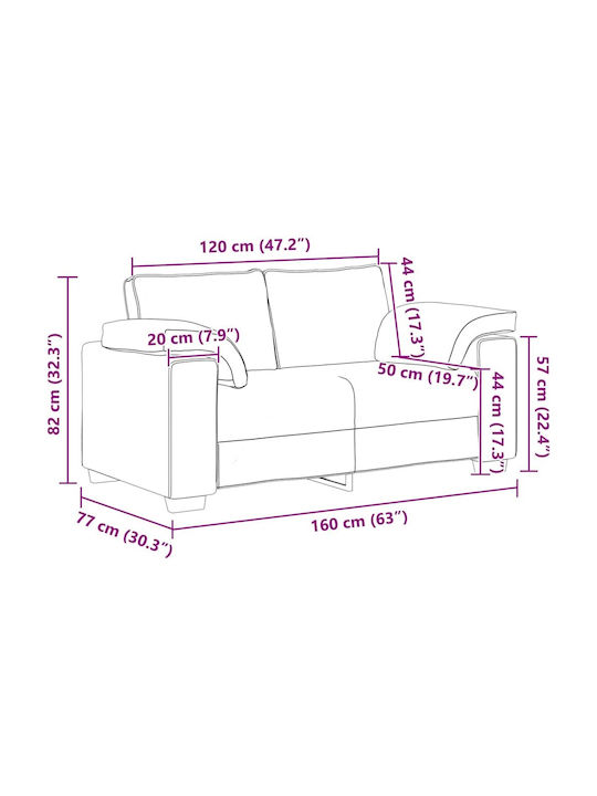 Living Room Furniture Set 3-Seater & 2-Seater