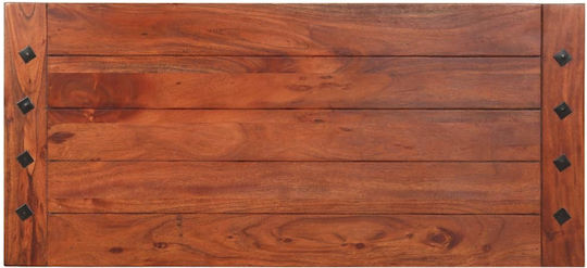 Rectangular Central Coffee Table Solid Acacia Wood 110x50x35 cm