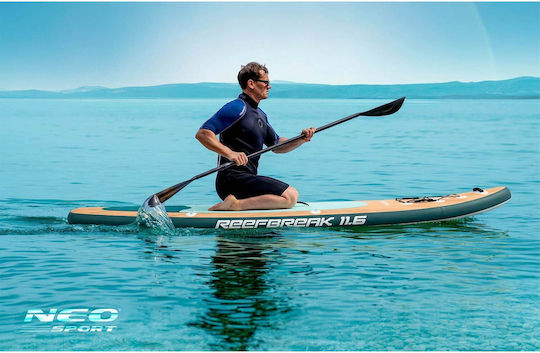 NEO Sport Reefbreak Aufblasbare SUP Board mit Länge 3.5m Beiges