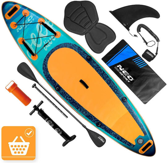NEO Sport Aquasurf Φουσκωτή Σανίδα SUP με Μήκος 3.2m Μπλε