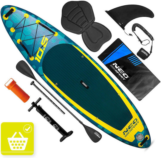 NEO Sport Aquasurf Надуваема SUP Дъска с Дължина 3.2m Синя
