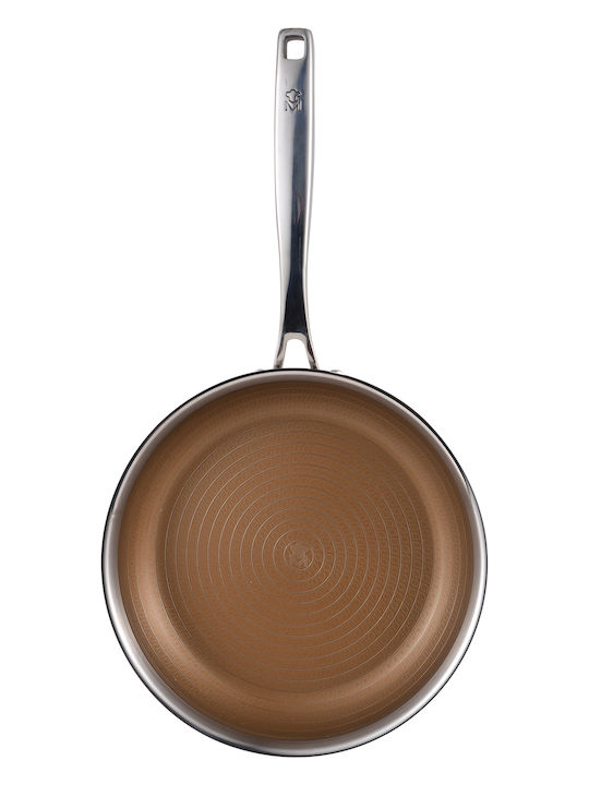 Bergner Masterpro Pan Made of Stainless Steel with Non-Stick Coating 24cm