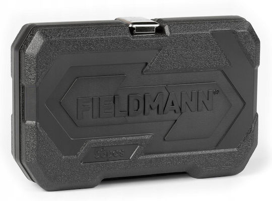 Fieldmann Fieldmann Ratschen- und Steckschlüssel-Set 1/4" 53 Stück