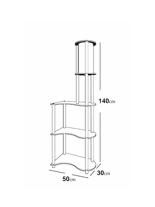 Fratelli Home Floor Lamp H140xL30cm