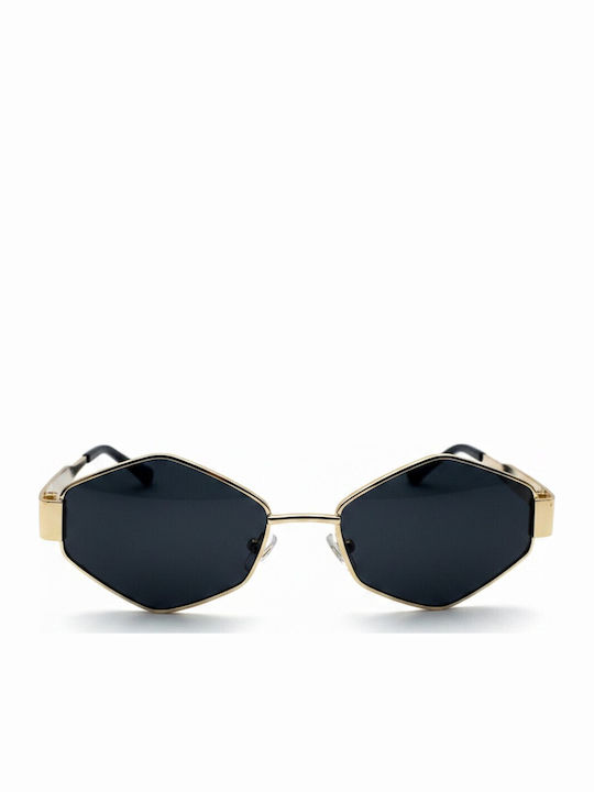 V-store Ochelari De Soare Negri Cu Ramă Metalică V-store Ochelari De Soare Negri Cu Ramă Metalică