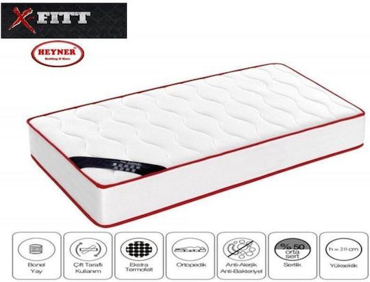 SteweHome Saltea Ortopedică Pentru Pătuț 60x130+20cm