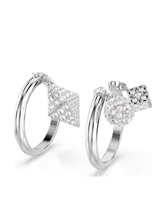Swarovski Γυναικείο Δαχτυλίδι από Ατσάλι