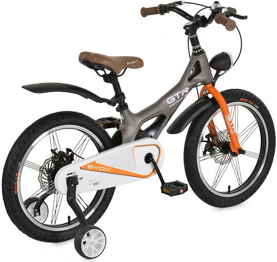 Byox 18" Kids' BMX Bicycle With Gray Disc Brakes