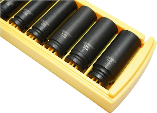 Crownman Steckdosen Pneumatisch Lange mit Rahmen Gastgeber 1/2" Set 10Stücke