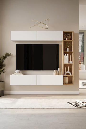 Bibliotecă Living M169xL26xÎ144cm