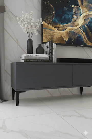Wohnzimmer TV-Einheit Grau M180xB30xH41cm