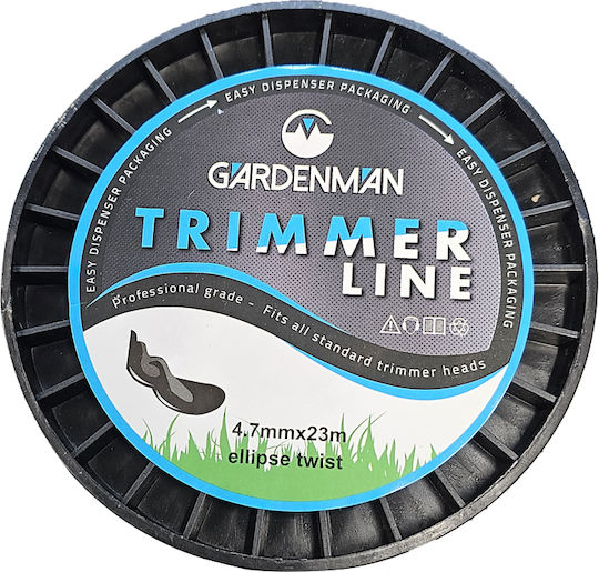 Gardenman 204-154 Twist Brush Cutter Trimmer Line Length 23m