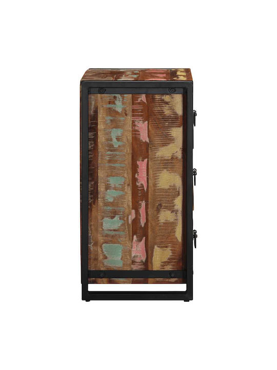Storage Drawers Made of Metal & Wood L50xW35xH70cm