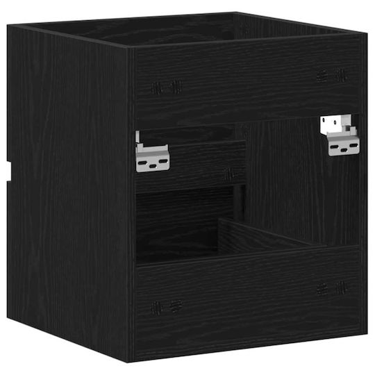 vidaXL Vanity Unit Without Sink M41xD38.5xH45cm Black Oak