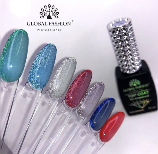 Global Fashion Milk Top Coat Base Coat for Simple Nail Polishes 12ml Diamond