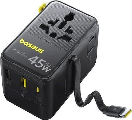Baseus Steckdosenadapter von Universal zu Universal