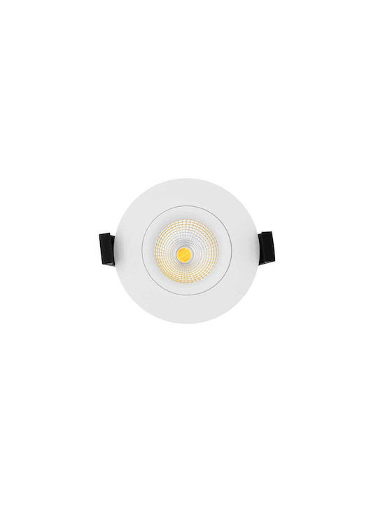 Shelly Spot Încastrat Metalic Paralelogram Cu LED Încorporat Și Lumină Alb Cald Alb 9x3.9cm