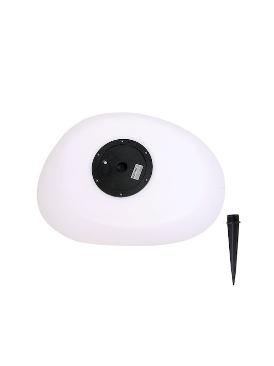 Lightex LED Φωτιστικό Δαπέδου με Θερμό Λευκό Φως Γκρι