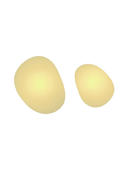 Lightex LED Φωτιστικό Δαπέδου με Θερμό Λευκό Φως Γκρι