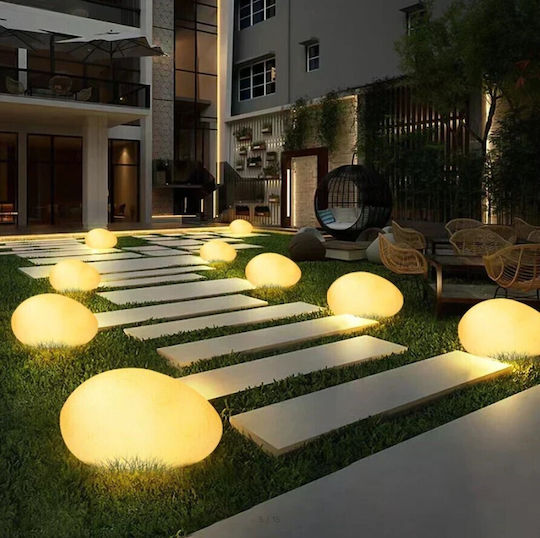 Lightex LED Лампа За Под С Топла Бяла Светлина Сива